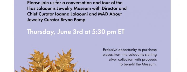 SPECIAL EVENT: Live from Athens: A tour by Ioanna Lalaouni of the Ilias Lalaounis Jewelry Museum