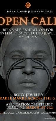 OPEN CALL: BIENNALE COLLECTIVE EXHIBITION “BODY JEWELRY – WEARABLE MARKS ACROSS THE GLOBE”