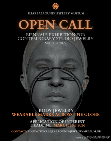 OPEN CALL: BIENNALE COLLECTIVE EXHIBITION “BODY JEWELRY – WEARABLE MARKS ACROSS THE GLOBE”
